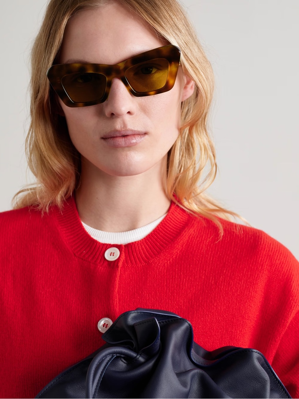 Loewe LW40036I Tortoiseshell Cat-Eye Sunglasses | Made in Italy